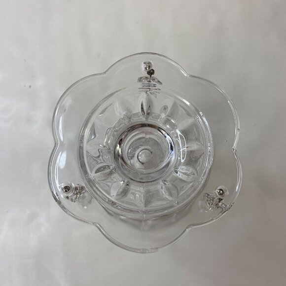 Royal Limited Lead Crystal Candlesticks Set 2 Dangling Prisms - Picture 6 of 16